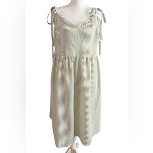 SHEIN Curve striped sundress